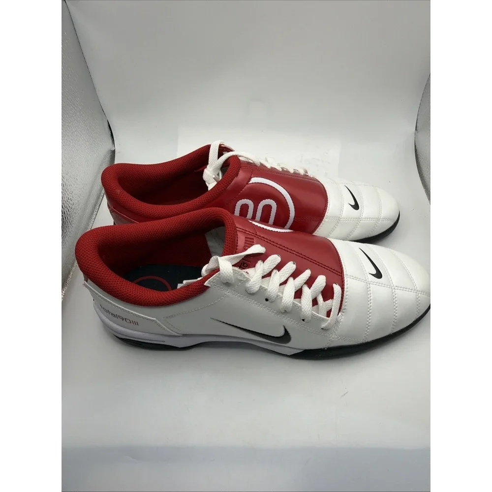 Nike Total 90 3 SP White/Black-Gym Red Men's‎ Size 11, Women's 12.5. New